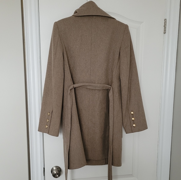 Stella McCartney Lana Wool Beige Coat - Picture 9 of 9